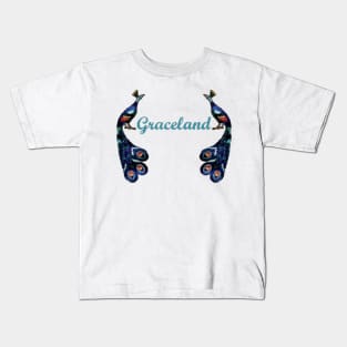 Graceland Peacocks blue Kids T-Shirt